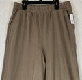 Gap Heavyweight Wide Leg Pants Medium Tall Womens Pull On Knit *FlawRead