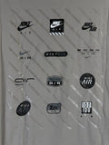 The Nike Tee Mens XXL Max90 Gray Beige  Logo Short Sleeve New NWT