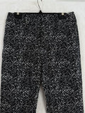 White House Black Market Ankle Pants 6 Abstract Print Womens Cotton Stretch