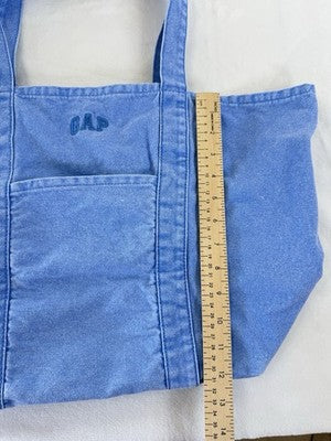 Gap Denim Logo Tote Bag Blue New NWT