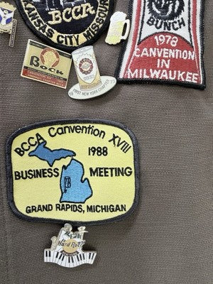 Beer Can Collection Collector Vest Pins Vintage 1980 BCCA
