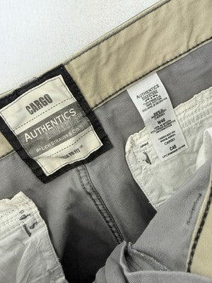 Levis Cargo Shorts 40 Mens Gray Authentic Signature 12”