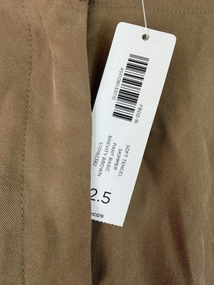 Chicos Skimmer Pants 2.5 US 14 Brown Soft Tencel Ultimate Fit Womens