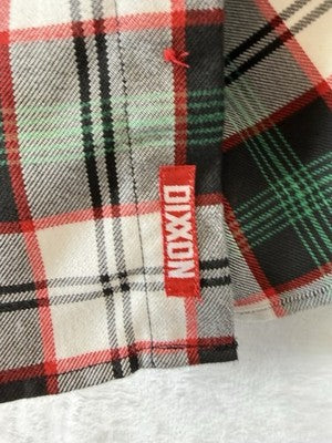 Dixxon Flannel Medium Mens Long Sleeve Snap On Tools Collab Green Plaid