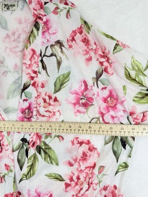 Show Me Your Mumu Robe Floral Belted Womens OSFA Pink Brie Garden of Blooms
