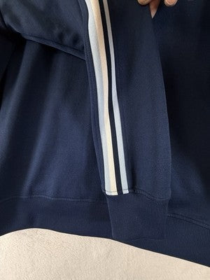 American Eagle Track Jacket Large Mens Blue Full Zip Embroidered 83