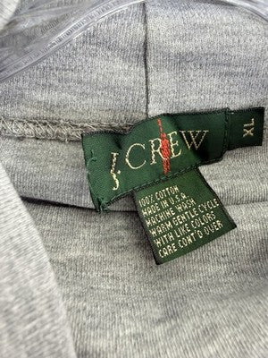J Crew Oarsman Shirt XL Mens Gray Turtleneck Long Sleeve Vintage 90s Made In USA