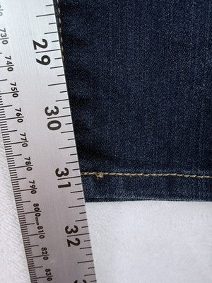 MNG By Mango Jeans Size 10 EU 42 Dark Blue Dinah Skinny Minimalist Womens