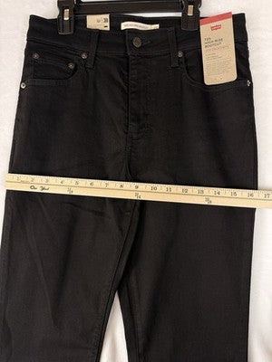 Levis 725 High Rise Bootcut 29 Jeans Womens Black 29x32 Levi’s New NWT