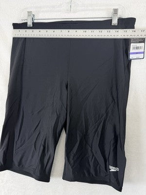 Speedo Powerflex Eco Jammer Black 38 Mens Swim Swimsuit New NWT