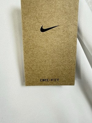 Nike Court Dri Fit Tennis Polo Mens XL White Embroidered Short Sleeve Shirt New