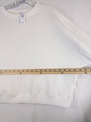 Gap Vintage Soft Wedge Sweatshirt Large Petite Women Off White Top Crew Neck New