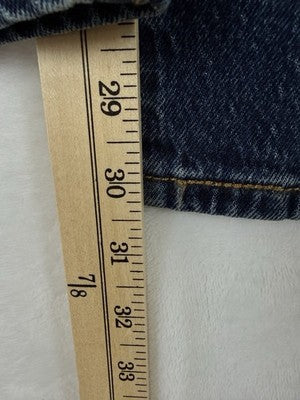 Levis 501 Curve Jeans 29 Womens Blue 29x30 Button Fly Mid Rise Levi’s