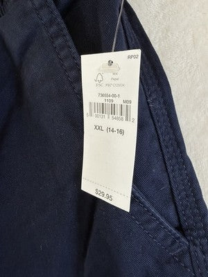 Gap Kids Shorts Lot XXL 14/16 Boys Blue Tan Relaxed Easy Pull On 6.5” New NWT