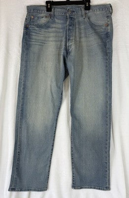 Levis 501 36x30 Mens Jeans Light Blue Levi’s Button Fly