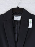 Old Navy Blazer Women XS Black Jacket Classic Stretch New NWT