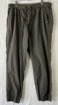 LL Bean Ripstop Joggers Pants Women Small Petite Brown Pull On