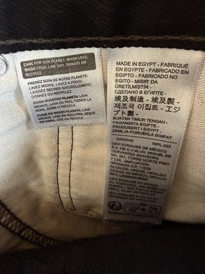 Levis 517 Jeans Boot Cut Mens 34x30 Black Bootcut  New NWT