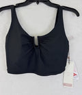 Calia Swim Top Small Longline Bikini Black U Bar Swimwear Womens New NWT