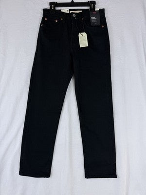 Levis Wedgie Straight 24 Jeans Womens Black Levi’s 24x26 High Rise Denim New NWT