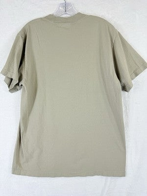 Shaka Wear T Shirt Medium Teacher Teaching Short Sleeve Tee Beige