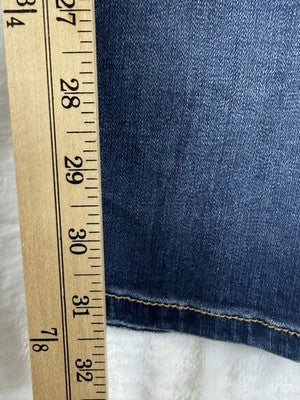 Aeropostale Skinny Jeans Women 0 Blue Denim Distressed