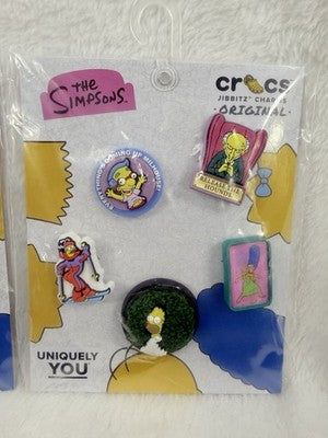 The Simpsons Jibbitz Crocs Charms Lot Of 10  - 2 Packs New NWT