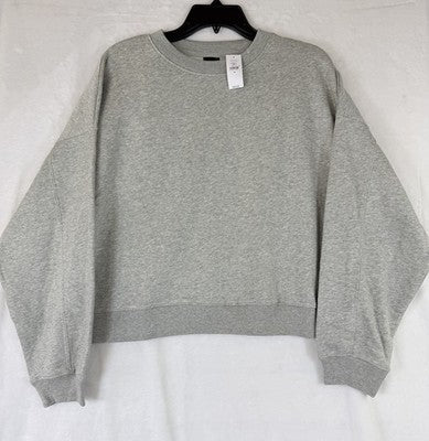 Gap Vintage Soft Wedge Crewneck Sweatshirt Small Women Gray Long Sleeve Top New