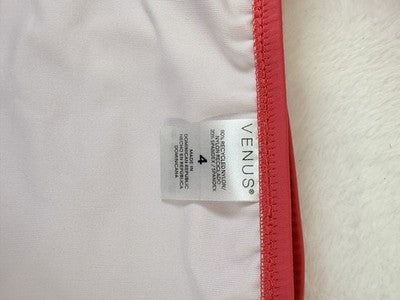 Venus Bikini Set Small Halter Top 6 Bottoms 4 Coral Pink Swimsuit Swim