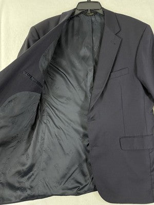 Jos A Bank Blazer 43r Wool Navy Blue Mens Jacket Signature Gold Buttons