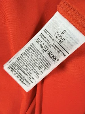 Gap Kids Rash Guard Long Sleeve Boys Small 6-7 Orange Swim UPF 50+ New NWT