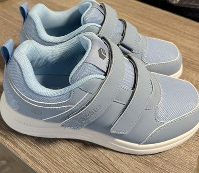 FitVille Shoes Women Wide Toe Box 9.5 Wide 9.5W Blue Sneakers