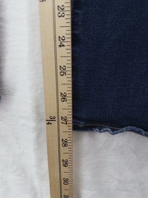 American Eagle High Rise Skinny Kick Jeans 6 X Short Blue Womens Next Level