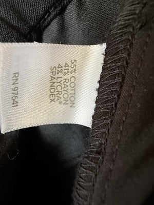 J Jill Premium Bi Stretch Pants Black 18 Womens