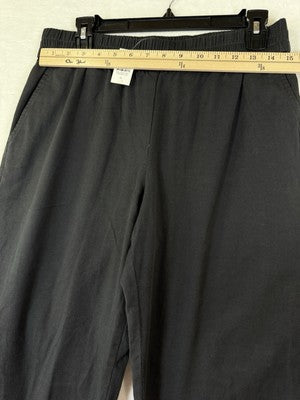Ann Taylor Loft High Rise Jogger Pants Womens Medium Gray Pull On New NWT