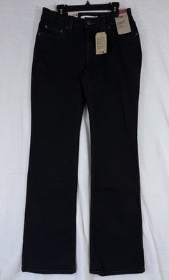 Levis Superlow Bootcut Jeans 26 Women 26x32 Black Levi’s Boot Cut New NWT