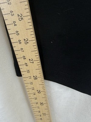LL Bean Perfect Fit Pants XL  Womens Black Tapered Pull On Knit Stretch
