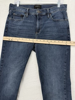 Banana Republic Girlfriend Jeans 29 8 Mid Wash Mid Rise Blue Women Denim