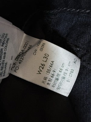 Levis Ribcage Bell Jeans 26 Black High Rise Jeans 26x30 Bell Bottom New NWT