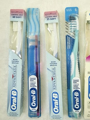 Oral B Advantage Toothbrush Lot Vintage Indicator 35 40 Soft 90s 1994 1996 New
