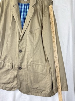 Duluth Trading Jacket XL Tall Mens Utility Field Tan Beige Pockets Presentation