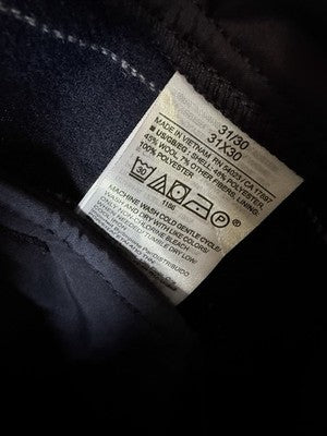 Gap 90s Loose Wool Blend Pants 31x30 Mens Navy Blue Trousers 365 Pleated New NWT