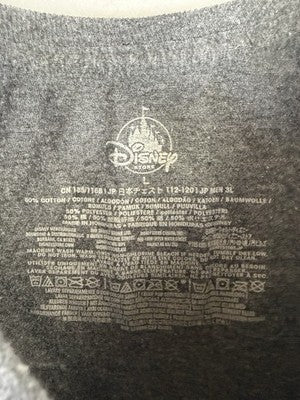 Disney Store Grumpy T Shirt Large Christmas Holiday Gray Short Sleeve Snow White