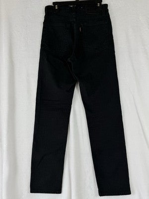 Levis Wedgie Straight 23 Jeans Womens Black 23x28 Button Fly Levi’s