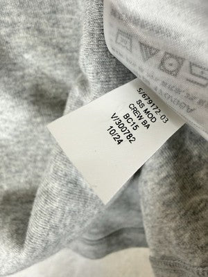 Gap Modern Tee Medium Womens Short Sleeve Gray Crew Neck Top T Shirt New