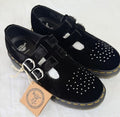 Doc Martens Size 8 Womens Shoes Velvet Vegan Studs 8065 Mary Jane Dr. NEW Rare