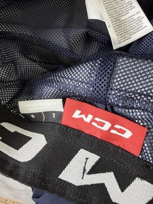 CCM Hockey Lightweight Rink Suit Pants Large Navy Blue Mens Tactical Cool
