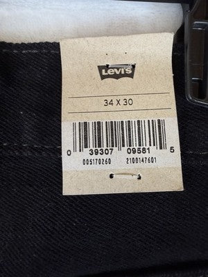 Levis 517 Jeans Boot Cut Mens 34x30 Black Bootcut  New NWT