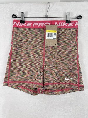 Nike Pro Fit Shorts Womens Small Dri Fit Pink 3” Tight Fit NWT