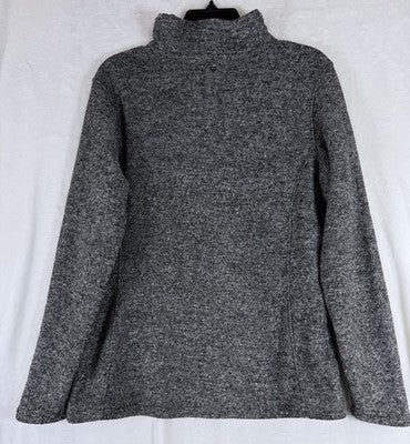 Life Integrity Earth Top Large Pullover Fleece Gray LIV Womens Sweatshirt